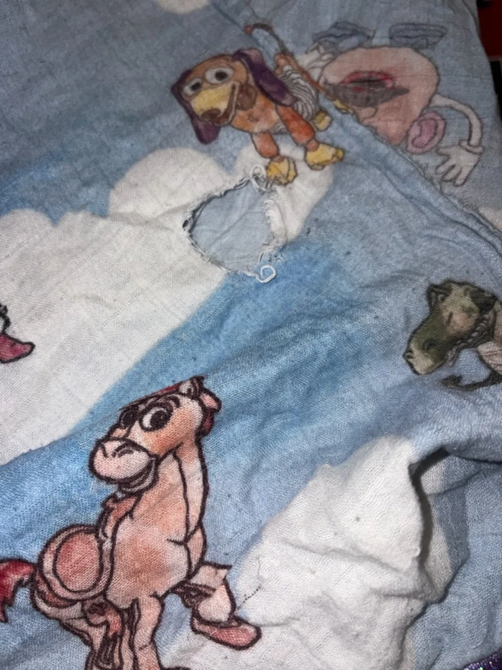 Sweet Ellie Sue Muslin Disney Toy Story Blanket